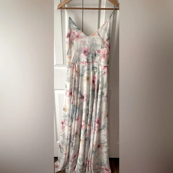 YUMI KIM REVOLVE Peace and Love Maxi Dress in Spring Fling Floral Chiffon SZ S - Picture 2 of 12